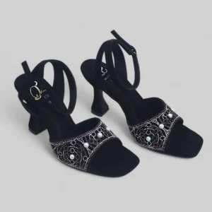 Midnight Pearl Charm Heel