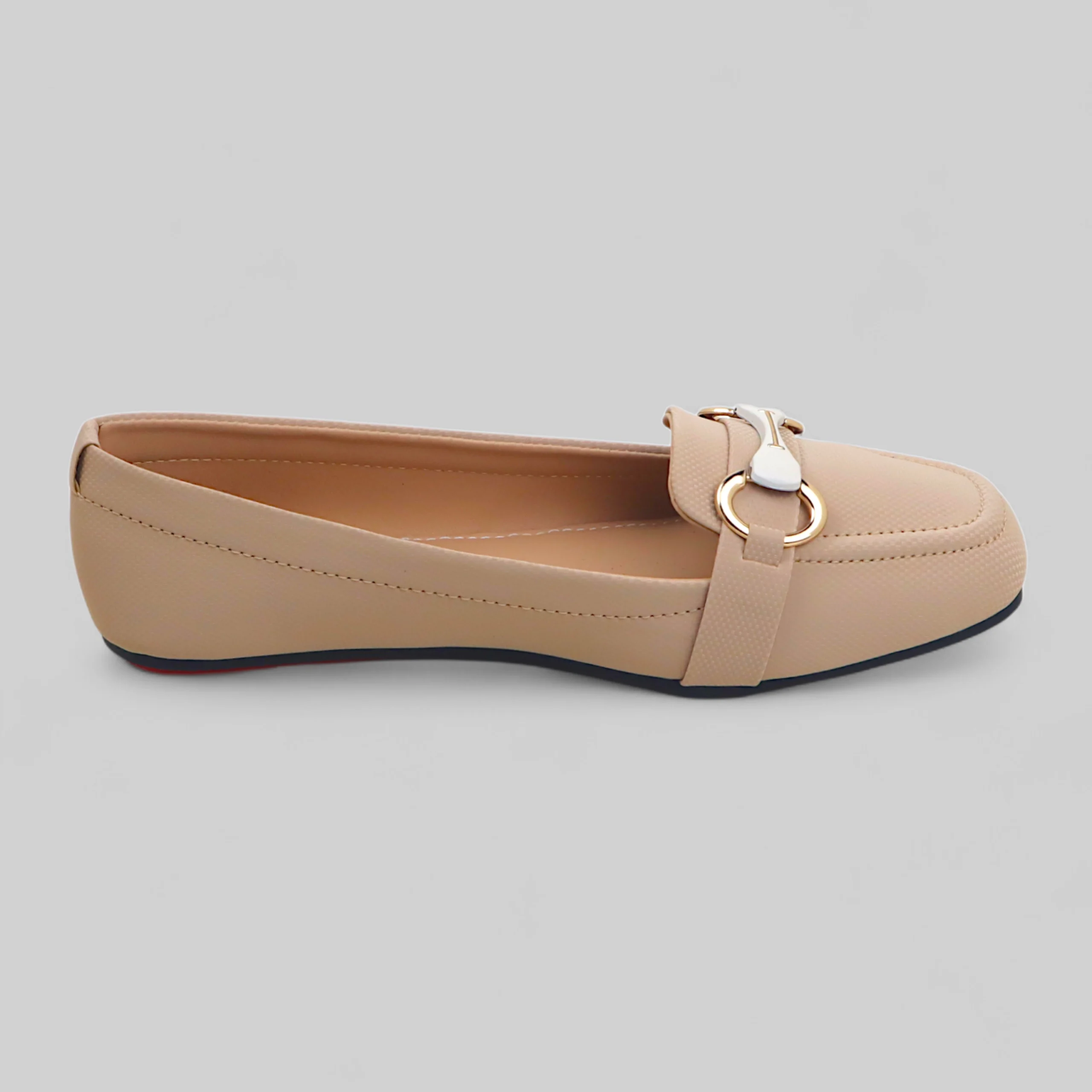 Cream Classic Court Shoe - Image 2