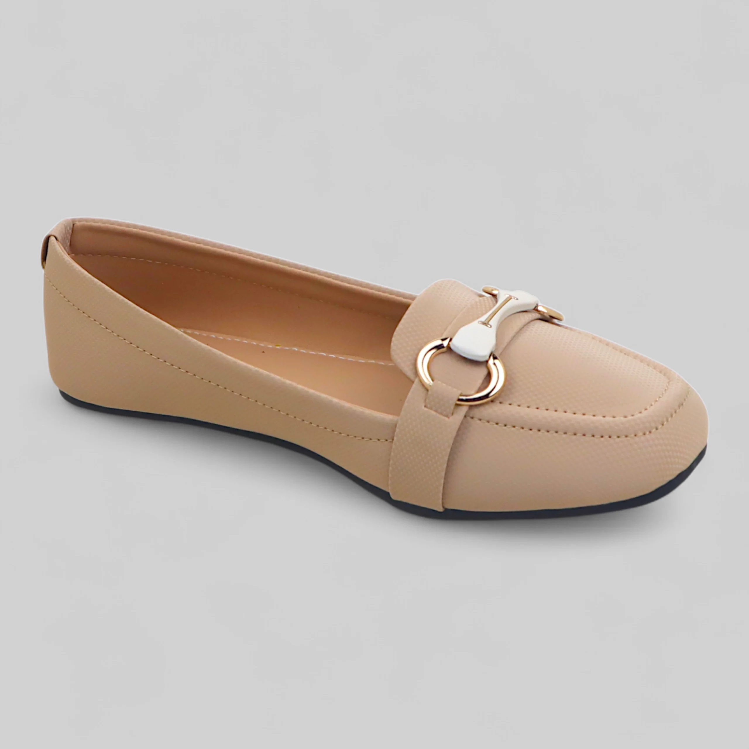 Cream Classic Court Shoe - Image 4