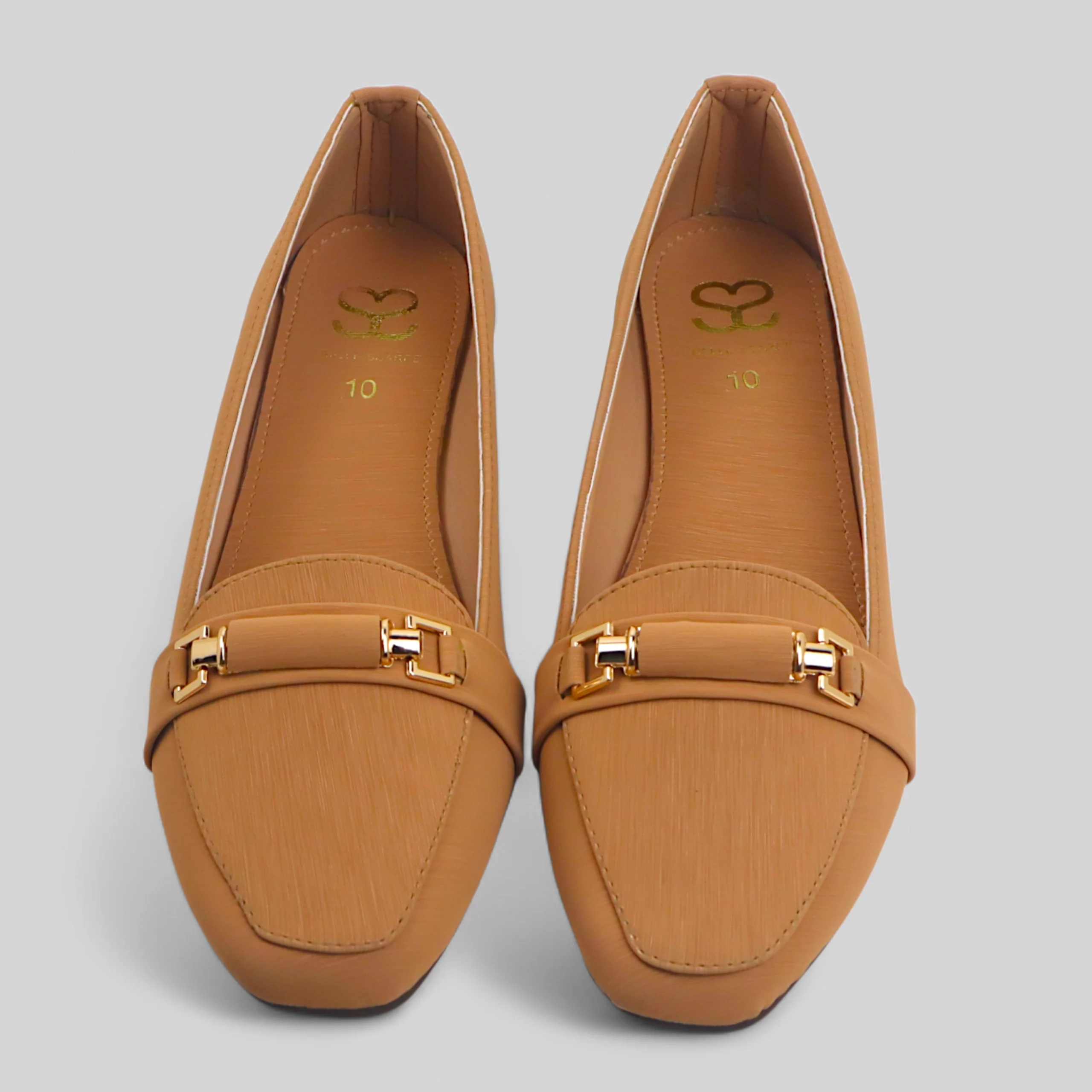 Brown Luxe Charm Court Shoe