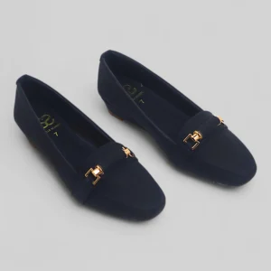 Black Luxe Charm Court Shoe