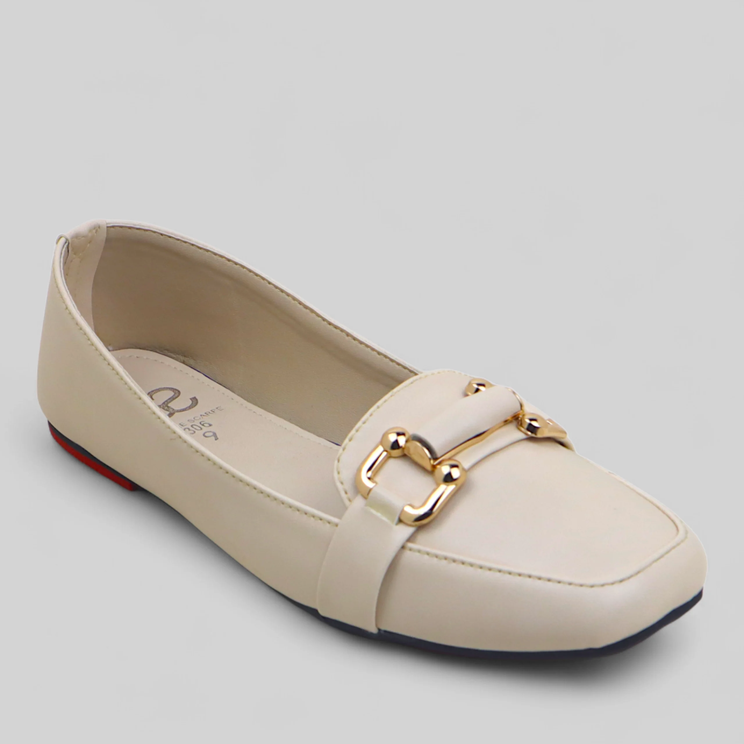 Creamy White Classic Court Shoe - Image 2