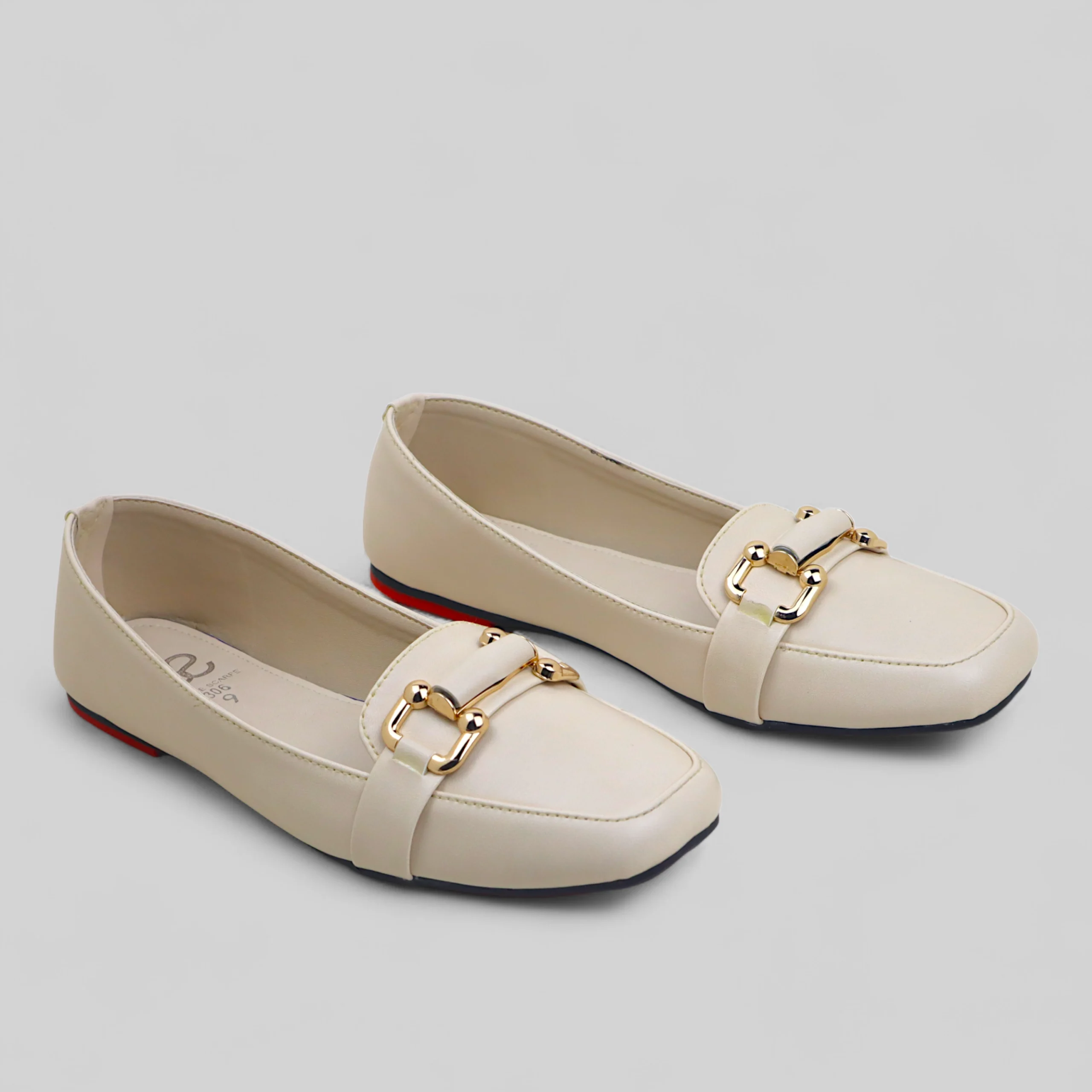 Creamy White Classic Court Shoe