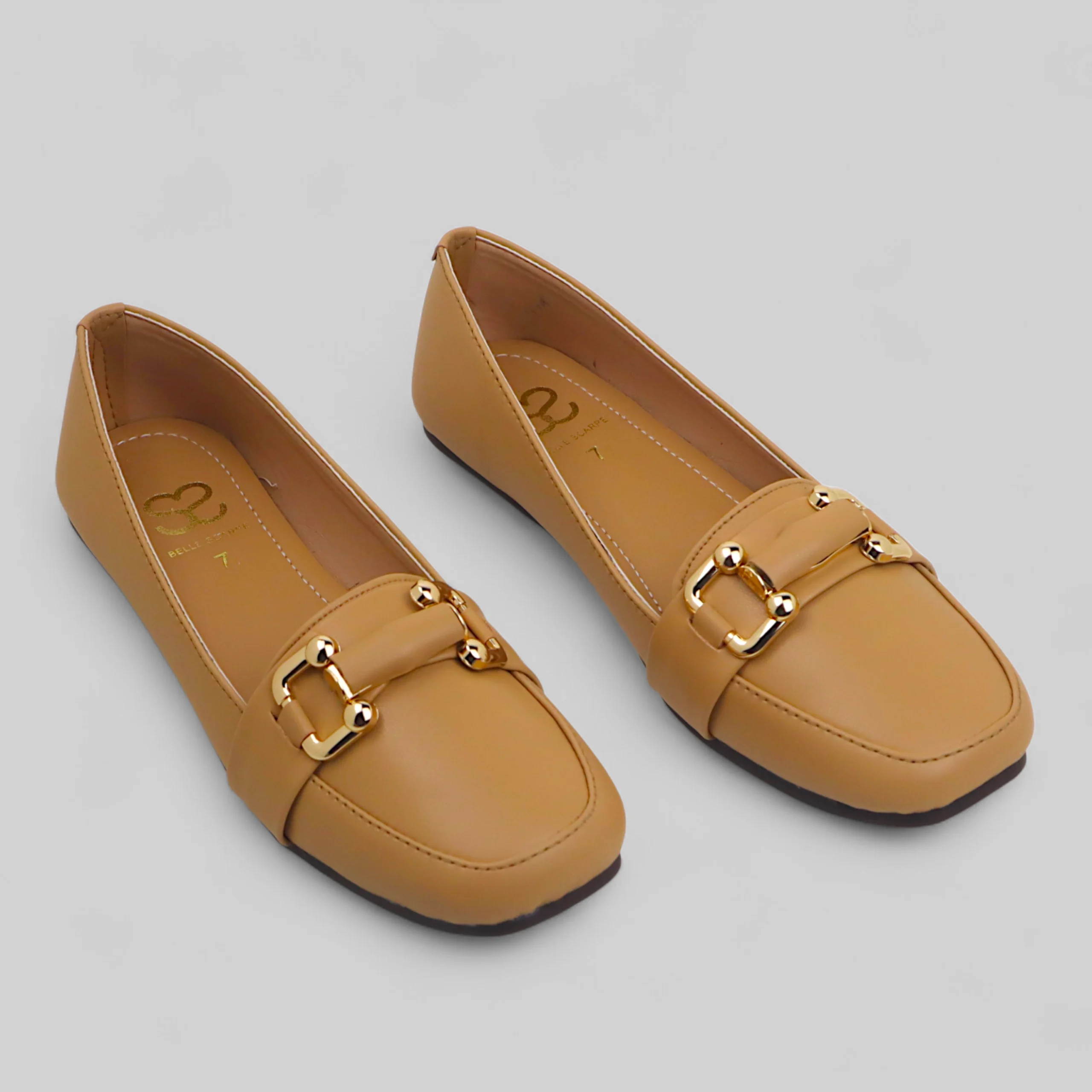 Brown Luxe Charm Court Shoe