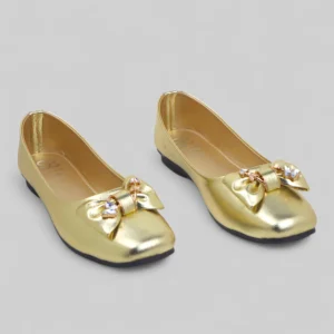 Golden Bow Court Shoe
