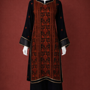 Crimson Heritage Viscose 2-Piece Embroidered-Look Set