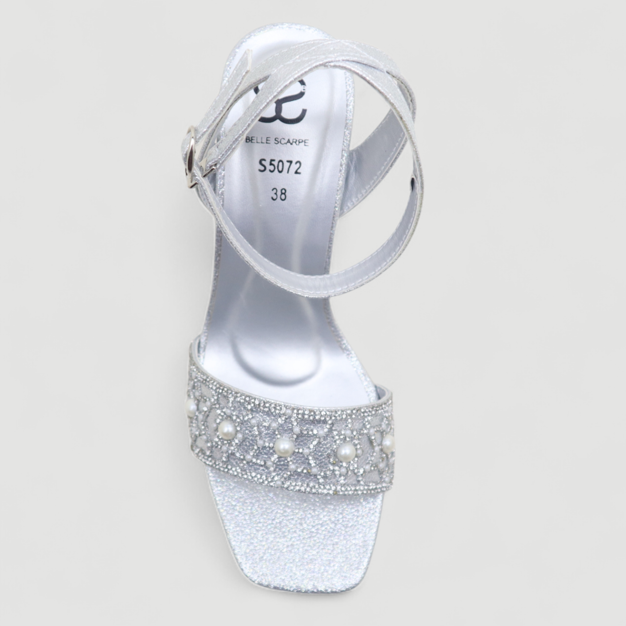 Embellished Ankle Strap Block Heel - Image 11